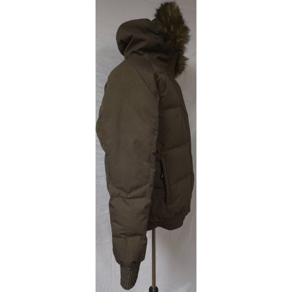 Helly Hansen Womens XL Brown Namsos Bomber HTXP Waterproof Down Filled Jacket - Picture 6 of 16